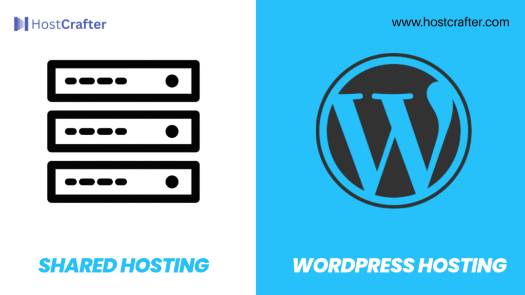 Comparison of Shared hosting and wordpress hosting